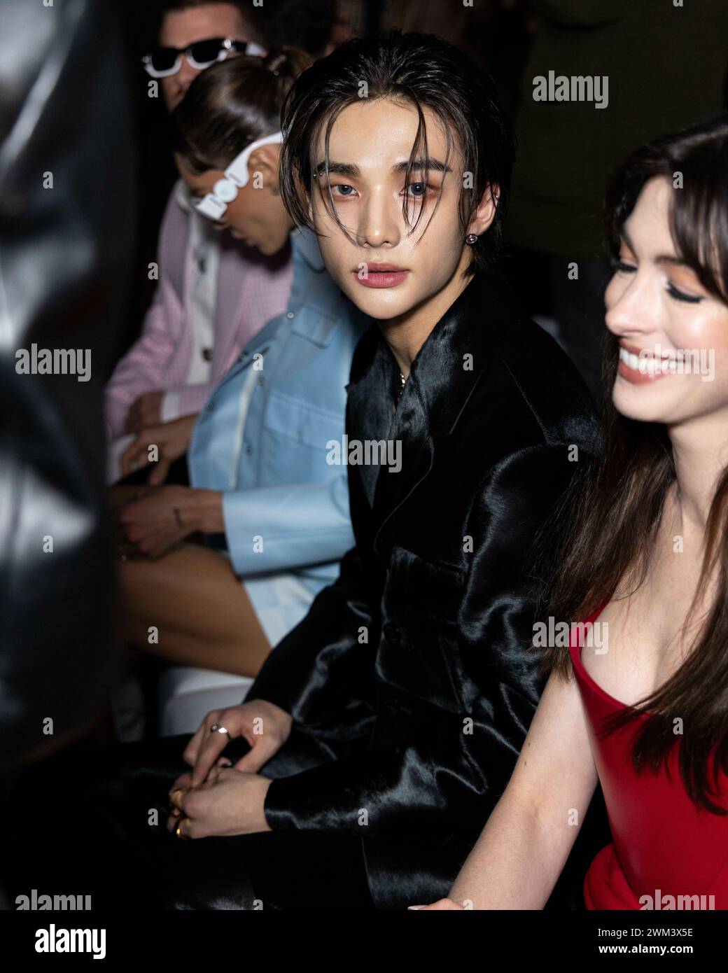 Milan, Italien. 23rd Feb, 2024. Hyunjin attends VERSACE Fall/Winter ...