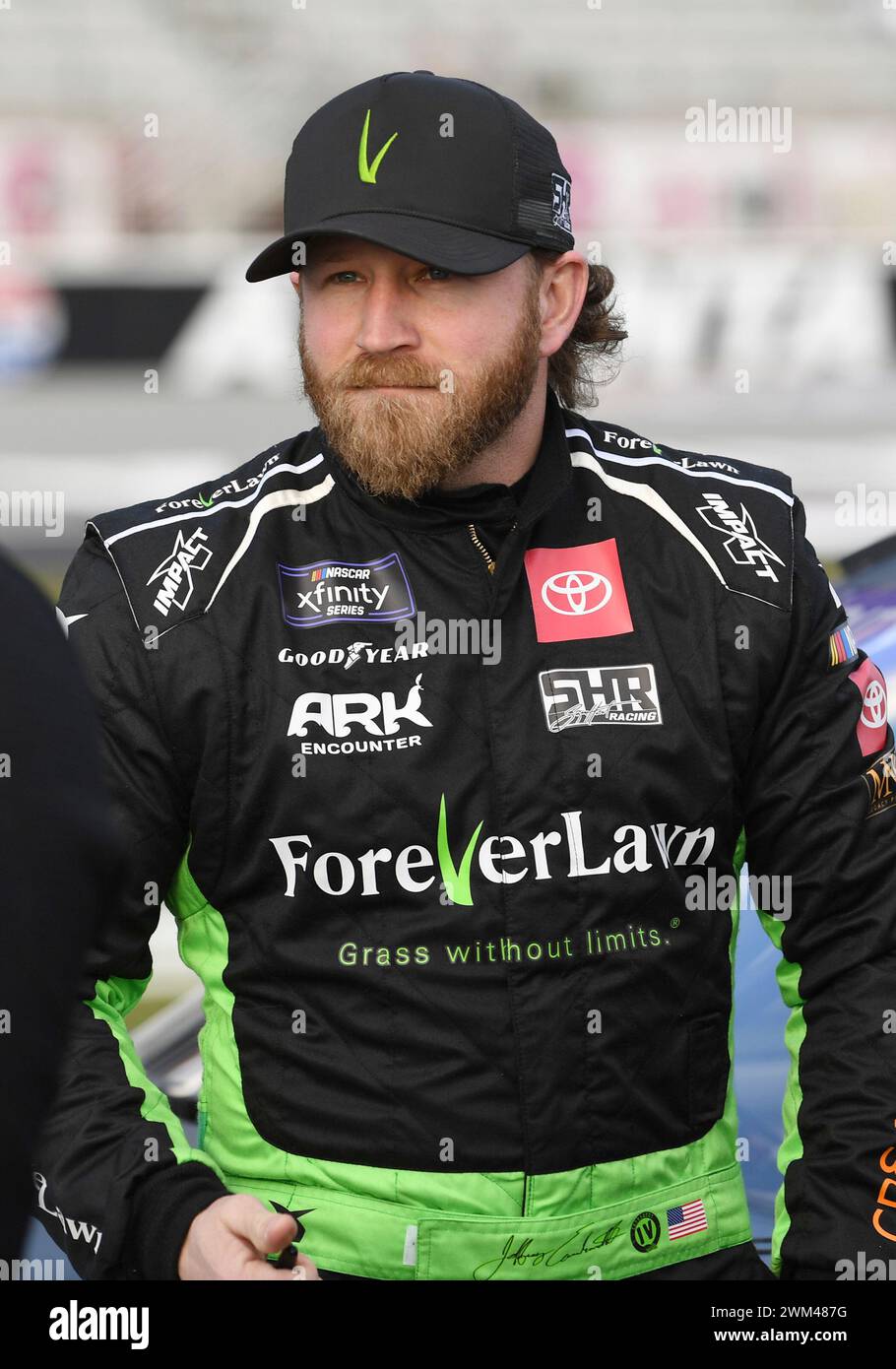 ATLANTA, GA - FEBRUARY 23: Jeffrey Earnhardt (#26 Sam Hunt Racing ...