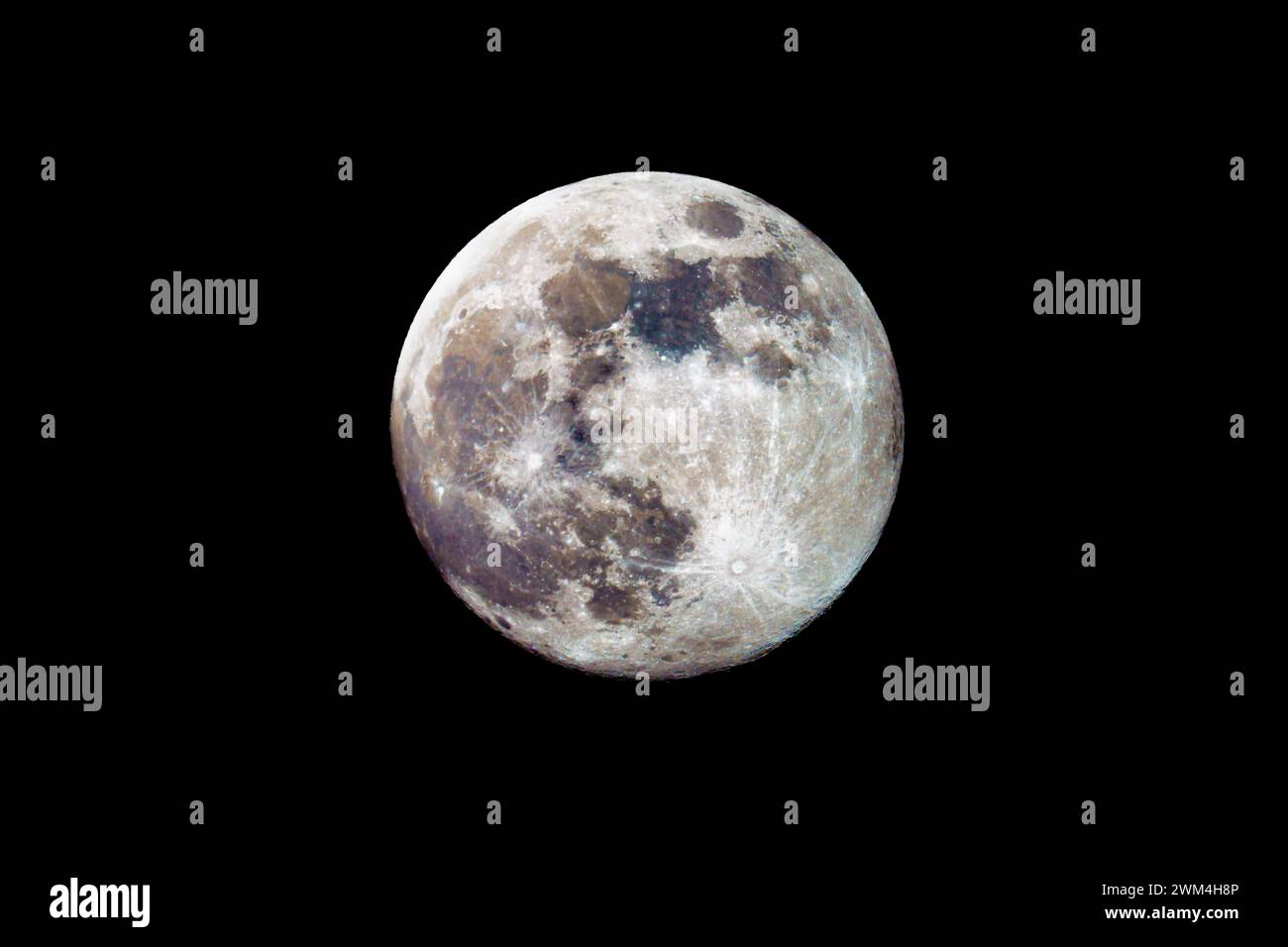 Full moon background isolated on black Stock Photo - Alamy