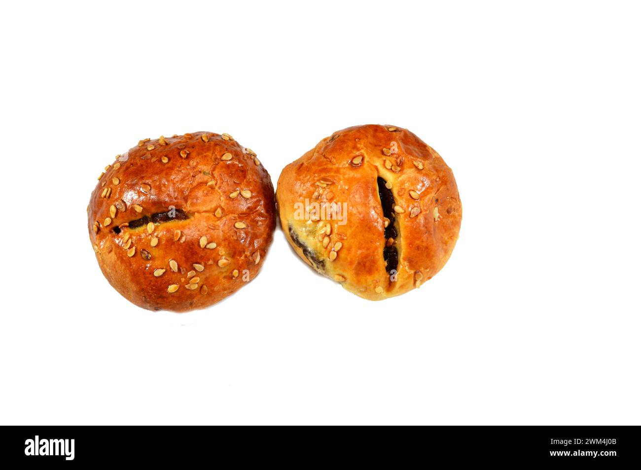 Arabic traditional cookies, pastry stuffed with dates and topped with