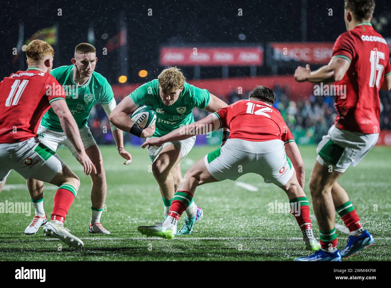 February 23rd, 2024, Virgin Media Park, Cork, Ireland Under 20 Six