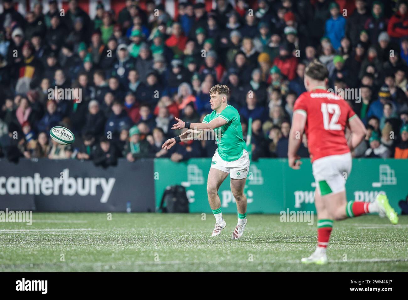 February 23rd, 2024, Virgin Media Park, Cork, Ireland Under 20 Six