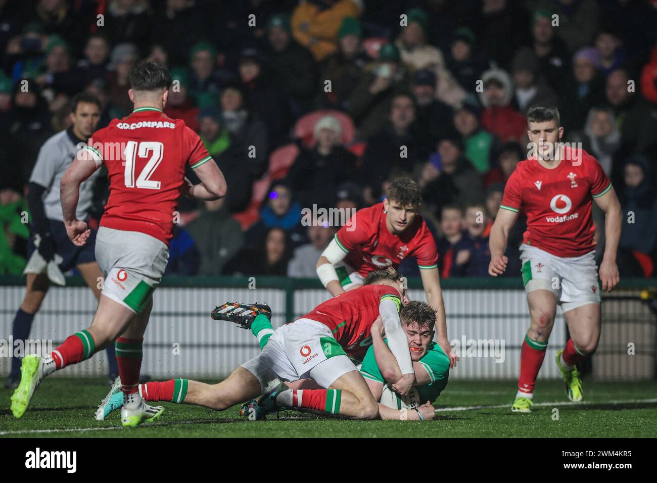 February 23rd, 2024, Virgin Media Park, Cork, Ireland Under 20 Six