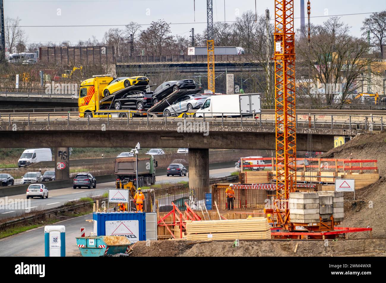 Duisburg-Kaiserberg interchange, complete reconstruction and new ...