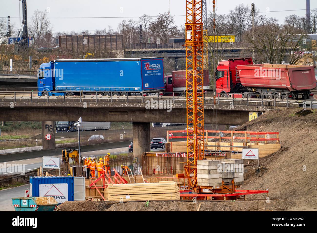 Duisburg-Kaiserberg interchange, complete reconstruction and new ...