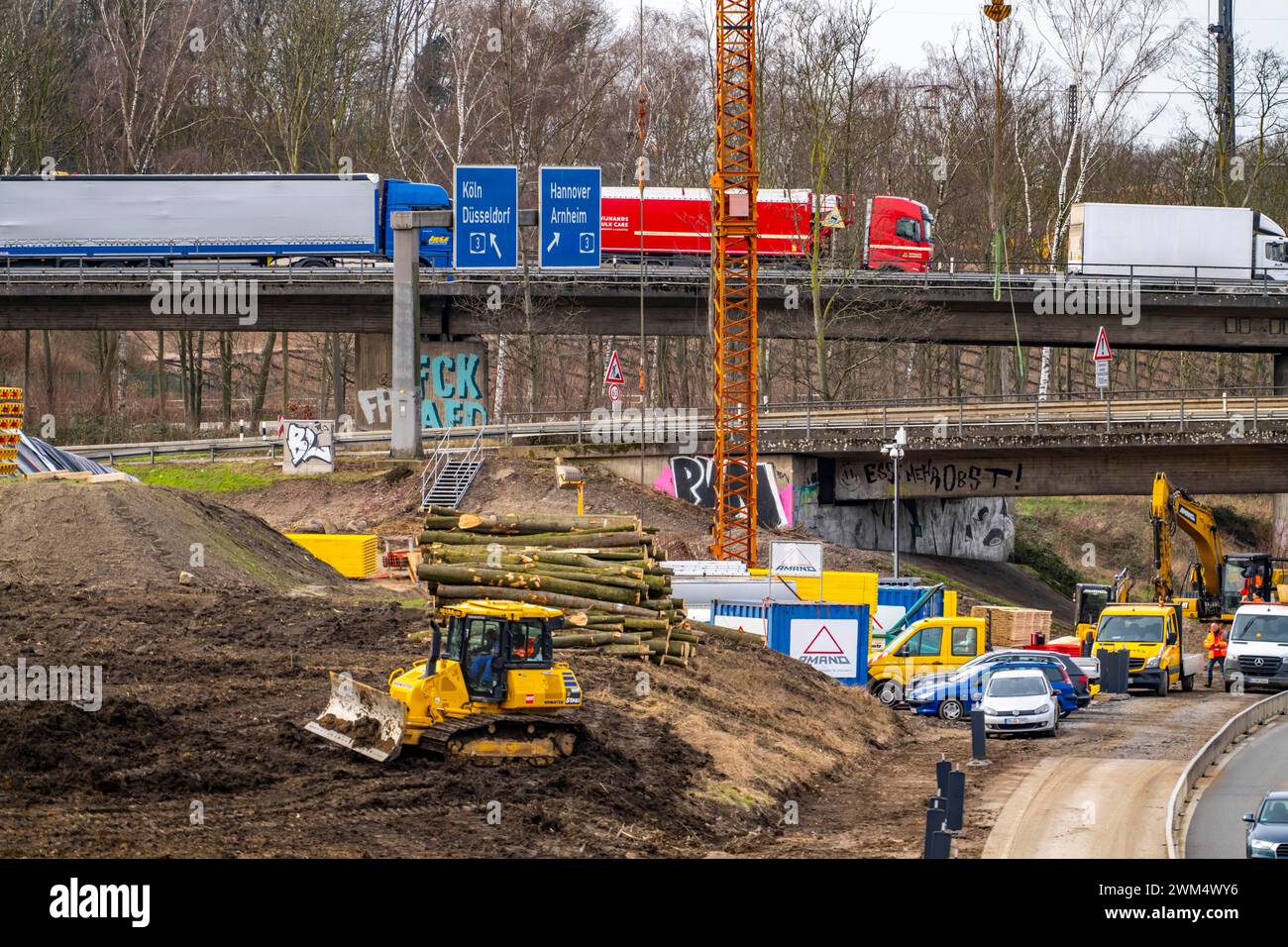 Duisburg-Kaiserberg interchange, complete reconstruction and new ...
