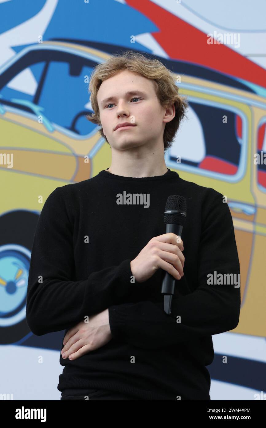 Turin, Italy, Saturday 24th February, 2024. Ilia Malinin during the