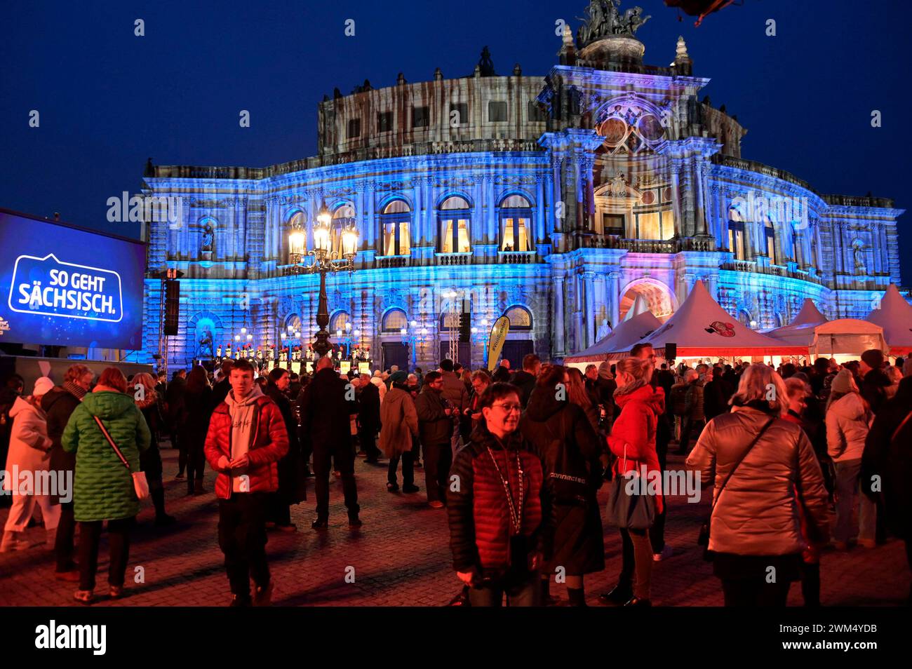 16. SemperOpernball 2024 in der Semper Oper. Dresden, 23.02.2024 *** 16