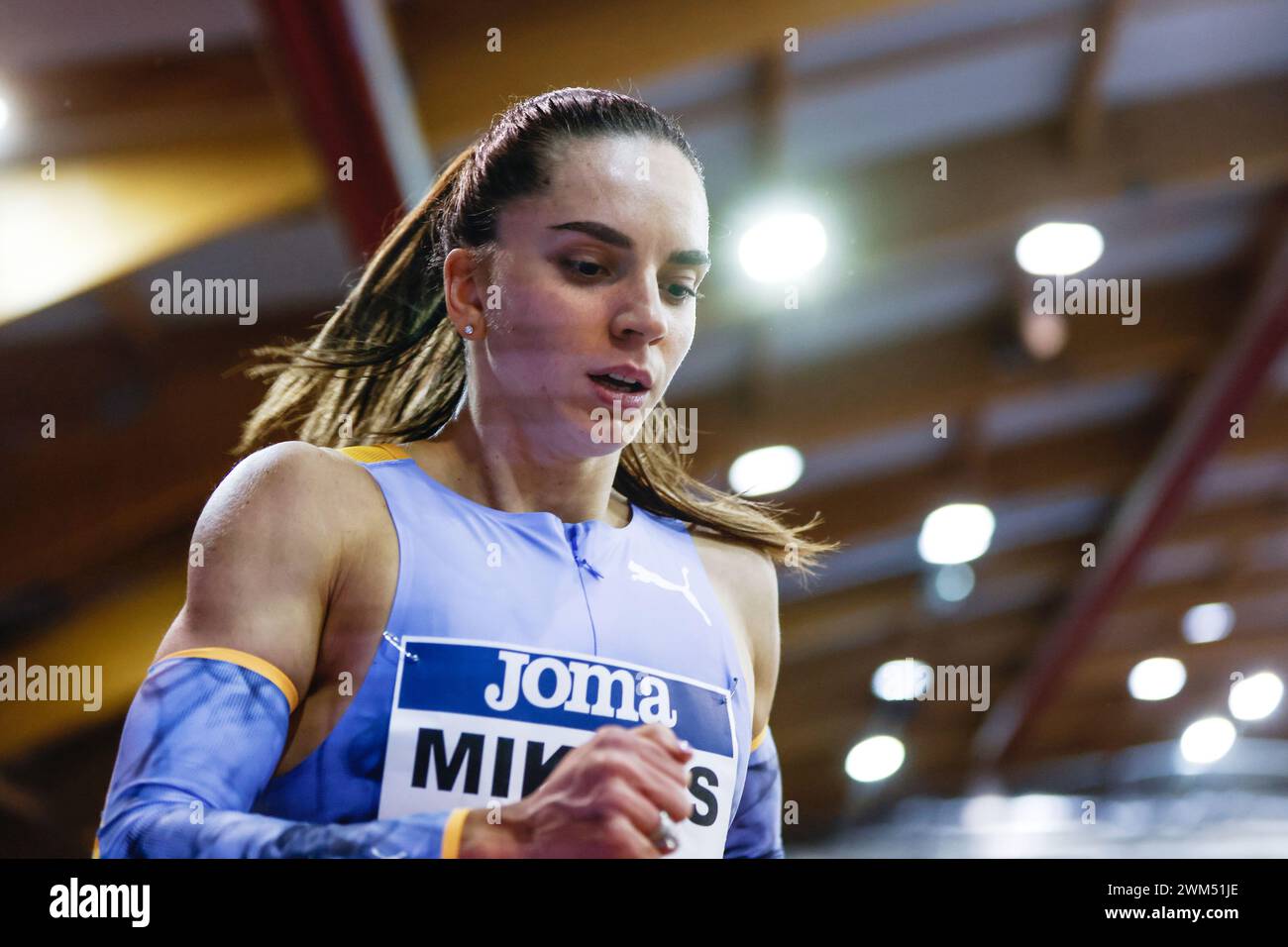 ANDREA MIKLOS (ROU), 400m Heat A Women during the World Athletics