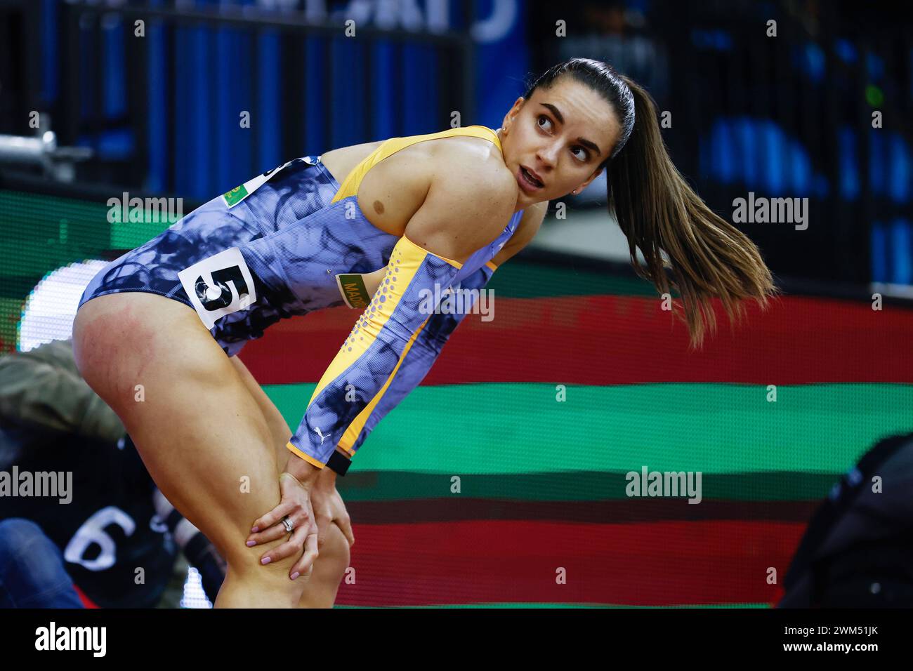 ANDREA MIKLOS (ROU), 400m Heat A Women during the World Athletics