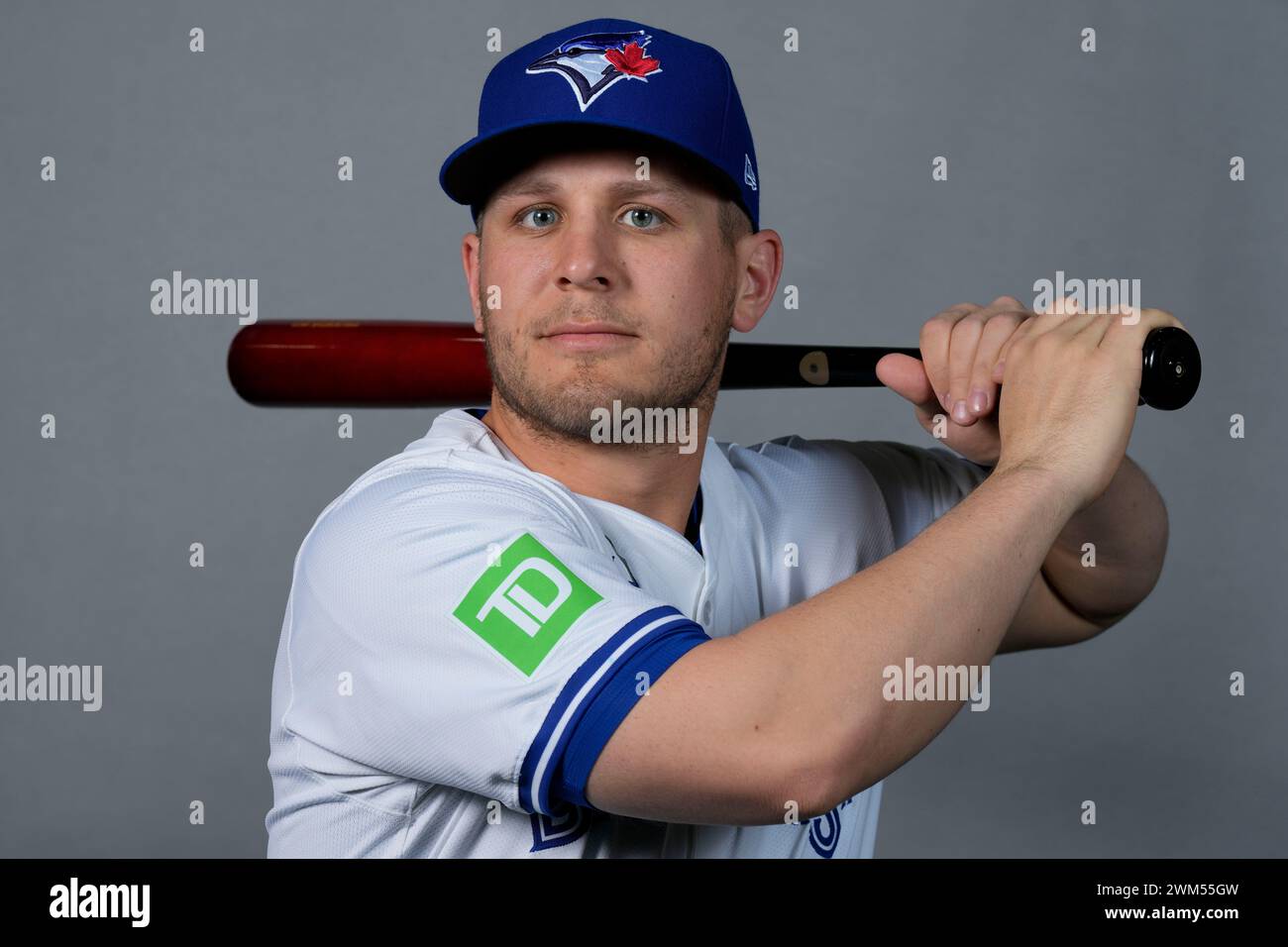 This is a 2024 photo of Daulton Varsho of the Toronto Blue Jays
