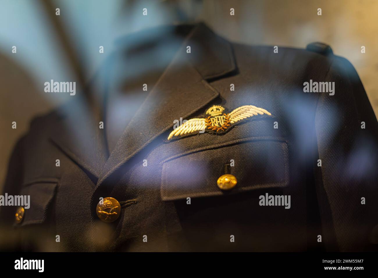 Unirforms, armours and weapons in Army museum of Paris, national military museum in France Stock Photo