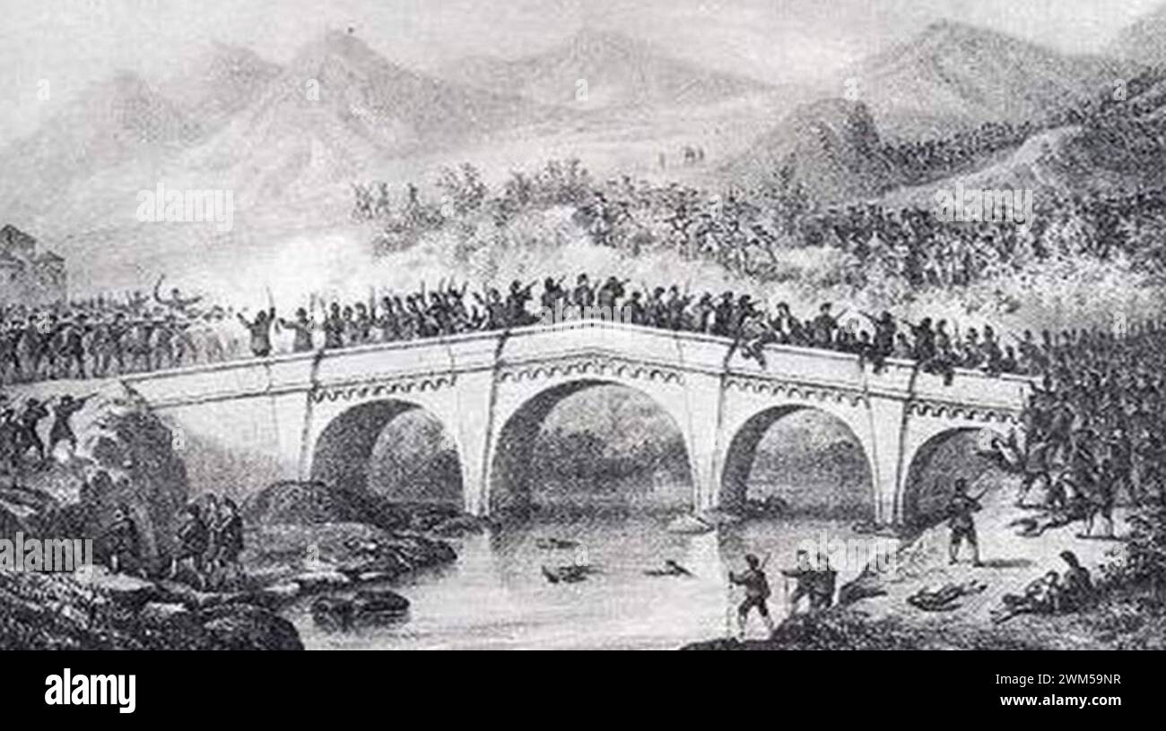 Bataille de Ponte Novu Stock Photo Alamy