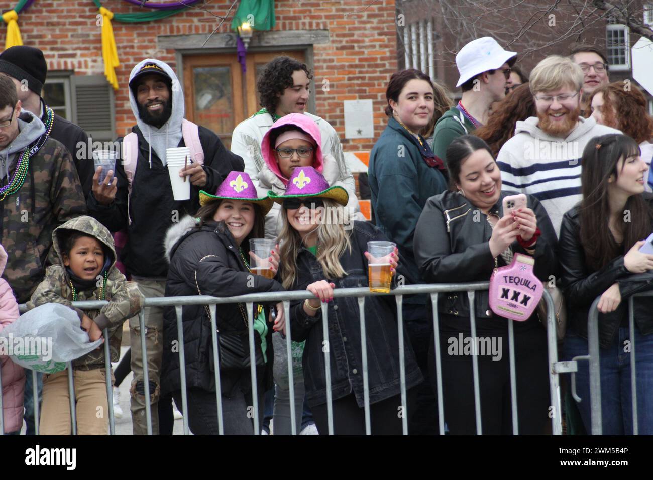 Bud Light Mardi Gras Parade 2024 held on the streets of SoulardSt