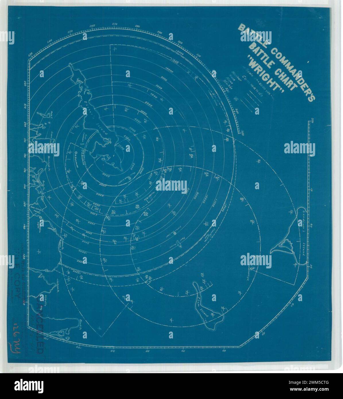 Battle Commander's Battle Chart ''Wright'' Stock Photo - Alamy