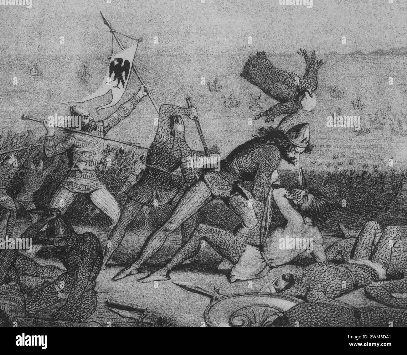 Battle of Clontarf (Holbrooke). Stock Photo