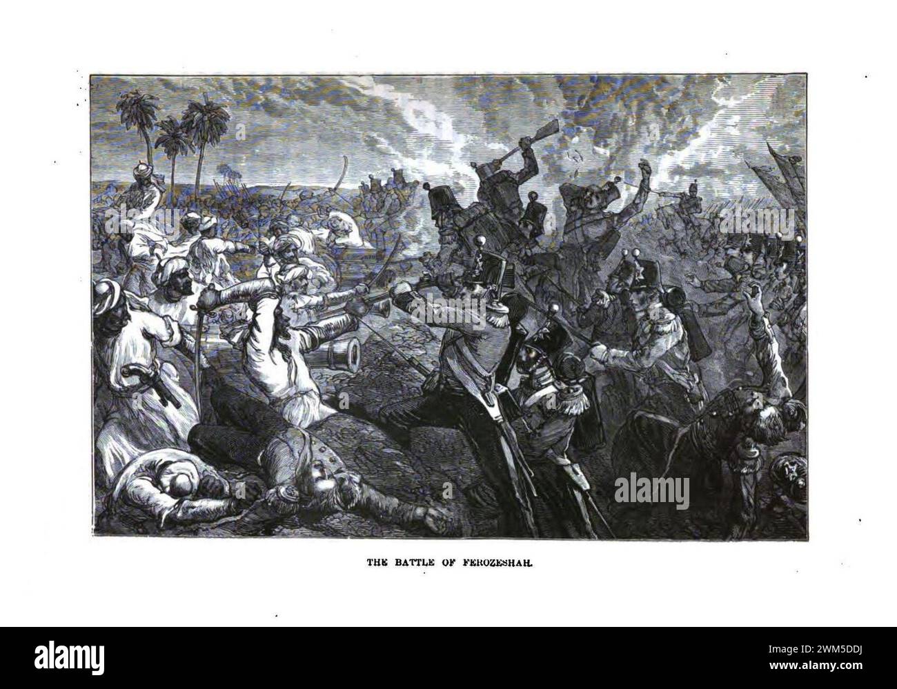 Battle of Ferozeshah, during the First Anglo-Sikh War (1845–1846), 21 ...