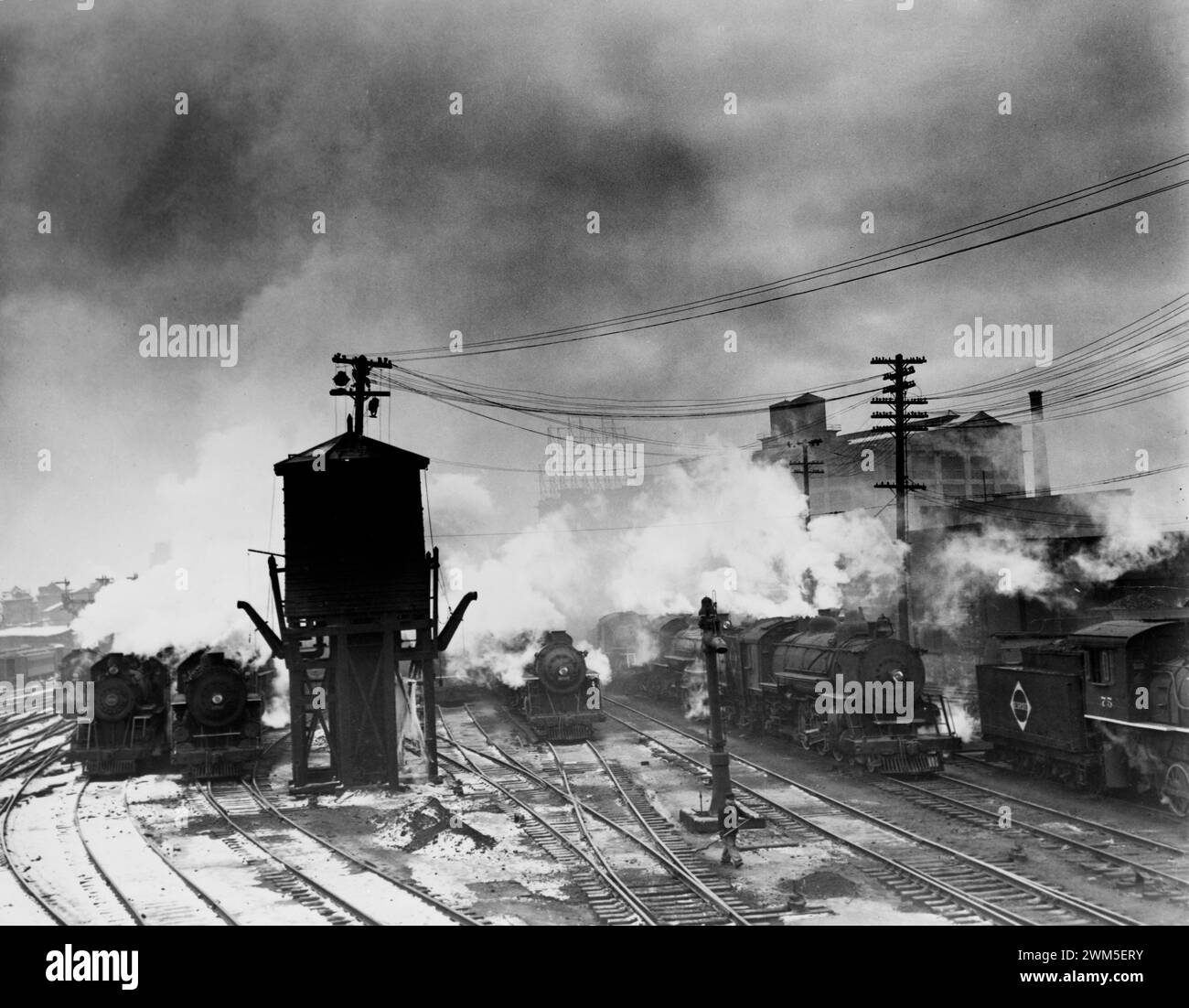 Erie railroad Black and White Stock Photos & Images Alamy
