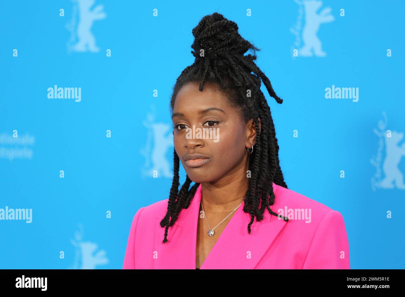 Berlin, Germany, 21st February 2024, Nina Melo at the photo call for the film Black Tea at the 74th Berlinale International Film Festival. Photo Credit: Doreen Kennedy / Alamy Live News. Stock Photo
