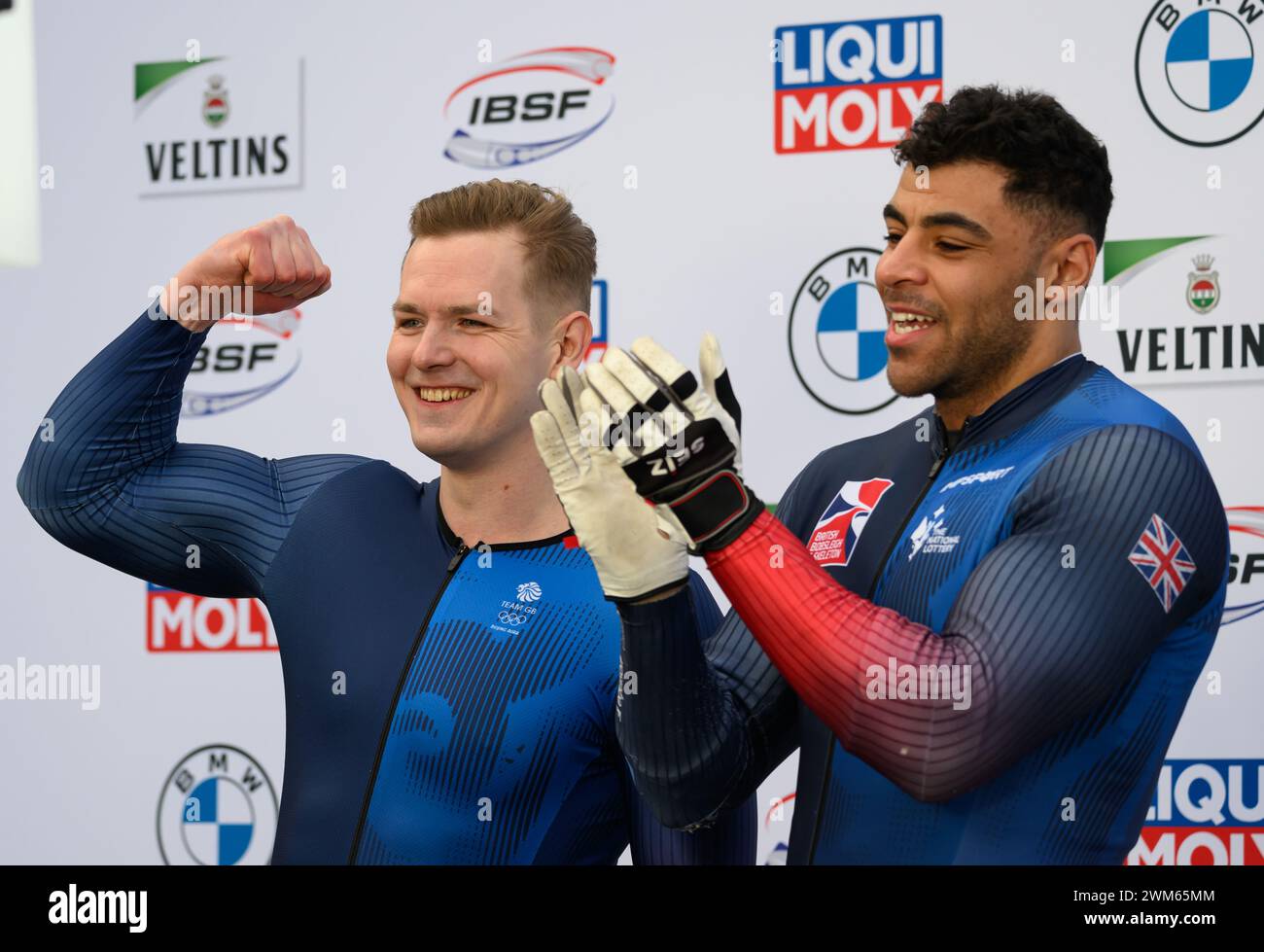 Winterberg, Germany. 24th Feb, 2024. Bobsleigh: World Championships ...