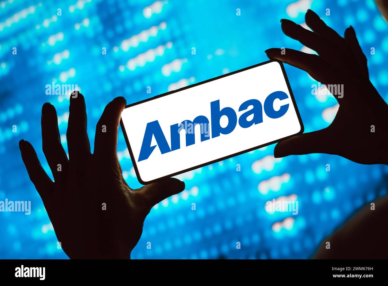 In This Photo Illustration, The Ambac Financial Group, Inc. Logo Is ...