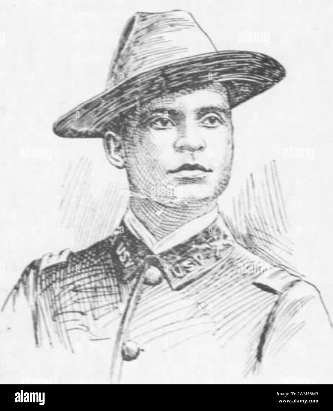 Benjamin O. Davis Sr. (US Army brigadier general) as lieut Stock Photo