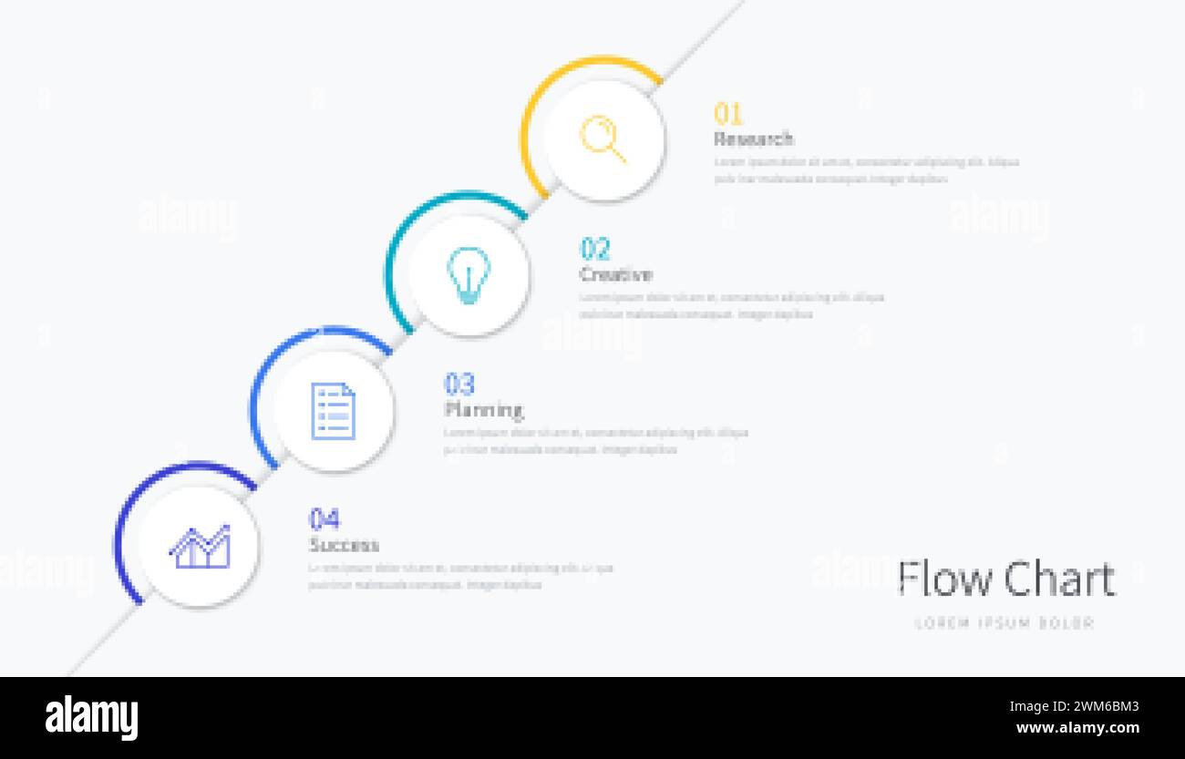 Vector infographic flow chart design template with icons and five Vector infographic flow chart design template with icons and five