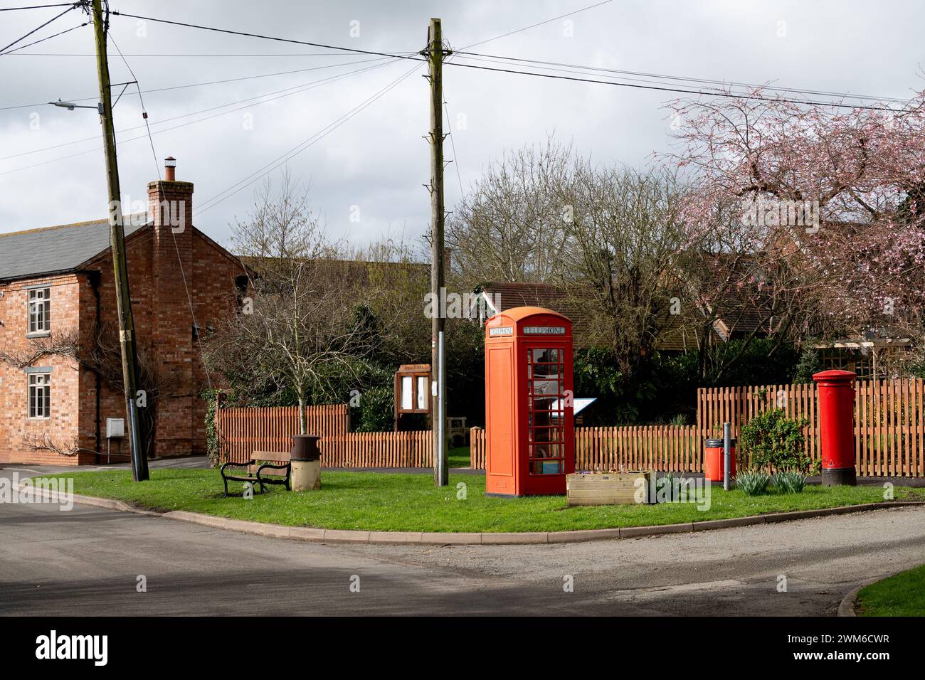 Willoughby village, Warwickshire, England, UK Stock Photo