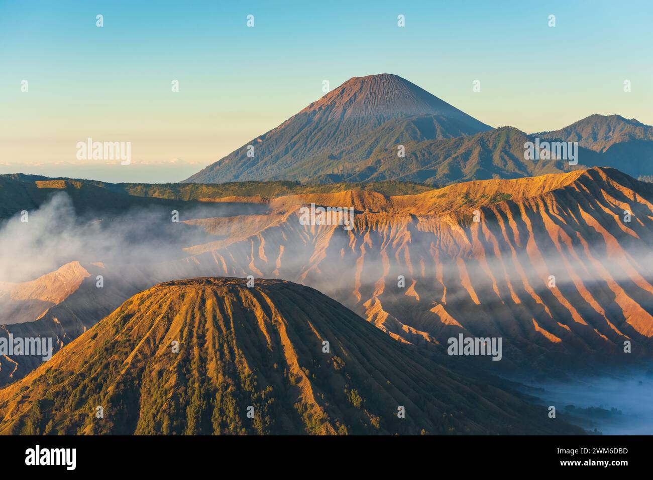 Beautiful sunrise over Mount Bromo, Indonesia Stock Photo - Alamy