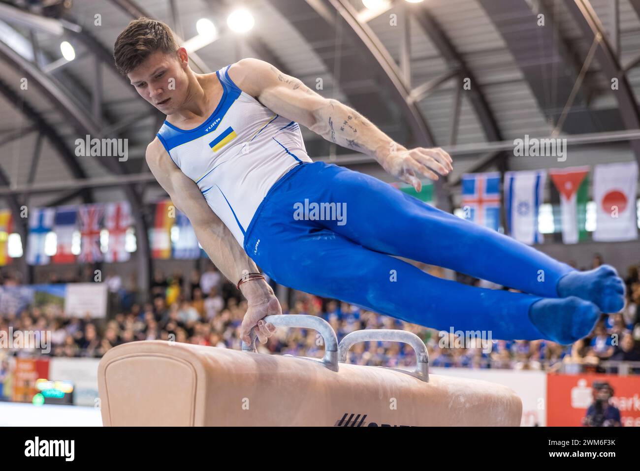 Cottbus, Germany. 24th Feb, 2024. Gymnastics Olympic qualification