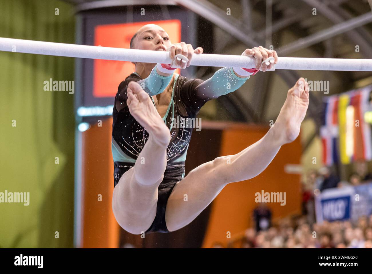 Cottbus, Germany. 24th Feb, 2024. Gymnastics Olympic qualification
