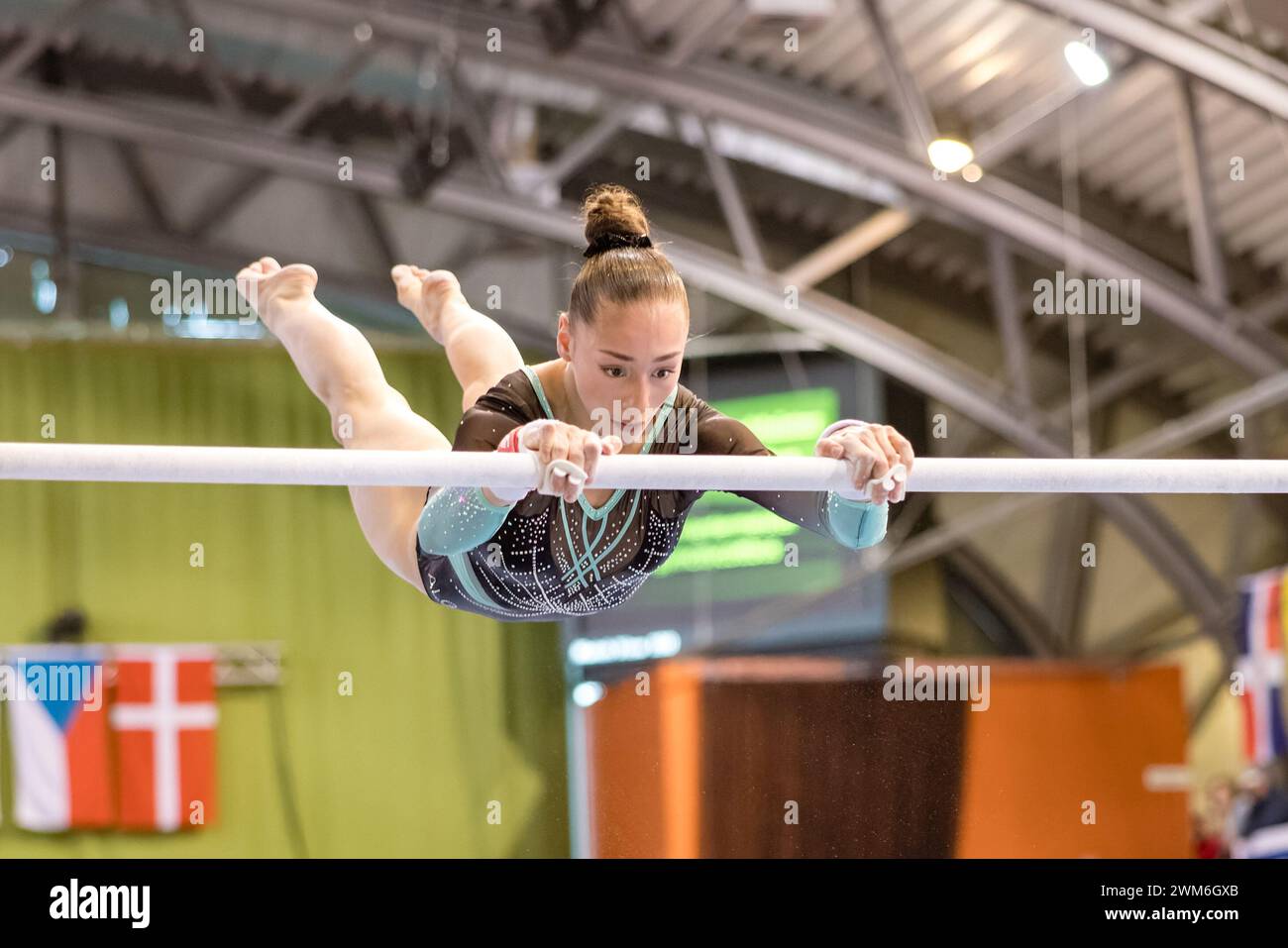 Cottbus, Germany. 24th Feb, 2024. Gymnastics Olympic qualification