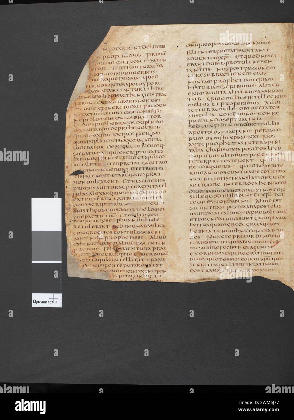 Cod. 3, QP card on page – Biblia latina (Vulgata, Part 1 Genesis to ...