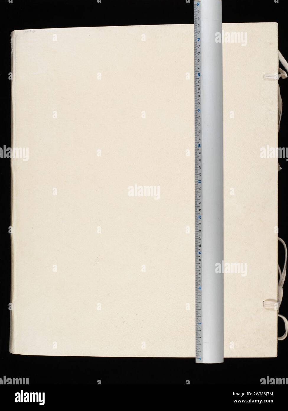 Cod. 3, Ruler on binding – Biblia latina (Vulgata, Part 1 Genesis to ...