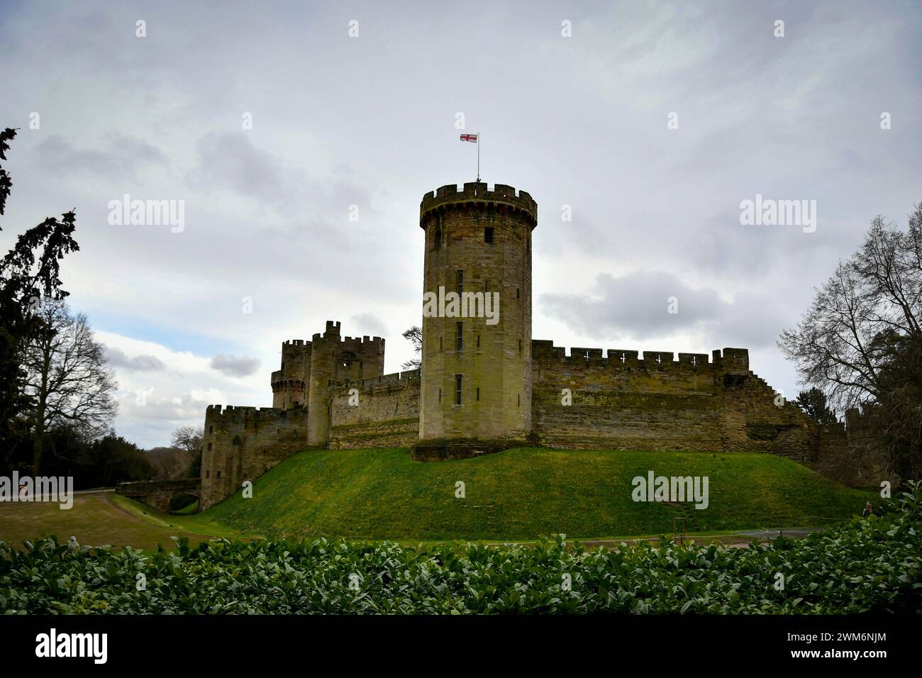 Warwick Castle Stock Photo