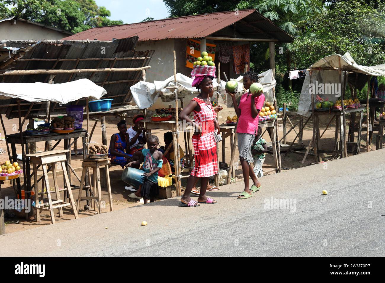 General views of Sierra Leone in Africa Stock Photo - Alamy