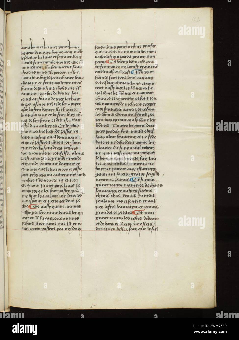 Cod. 125, f. 162r – Marco Polo Devisement du monde, Jean de Mandeville ...