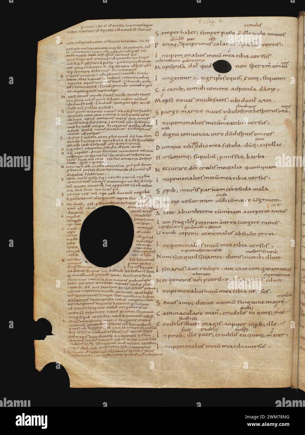 Cod. 167, f. 16v – Vergilius Bucolica, Georgica, Aeneis - Scholia ...