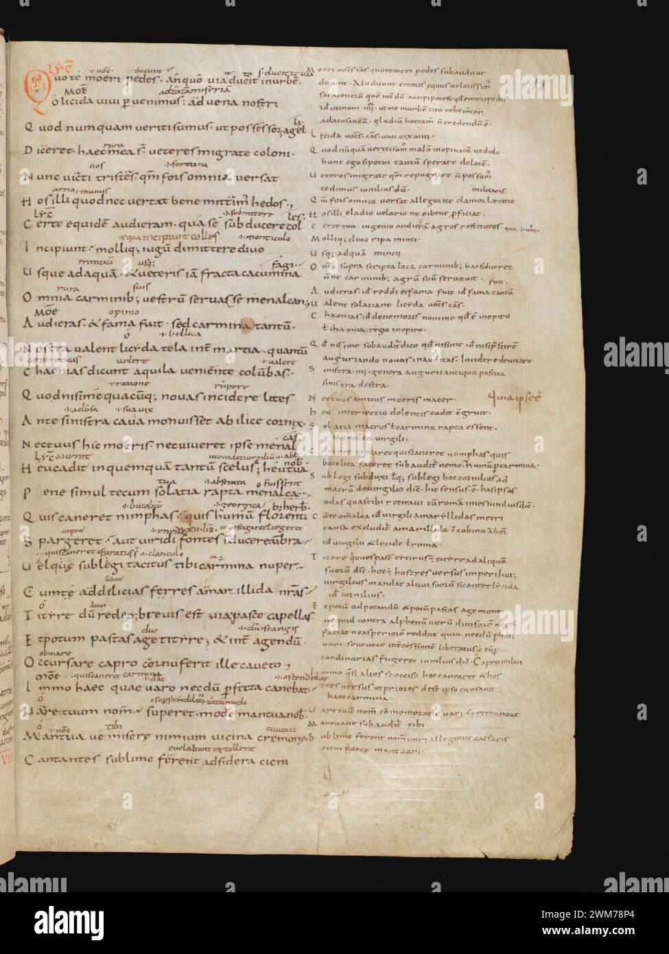 Cod. 167, f. 18r – Vergilius Bucolica, Georgica, Aeneis - Scholia ...