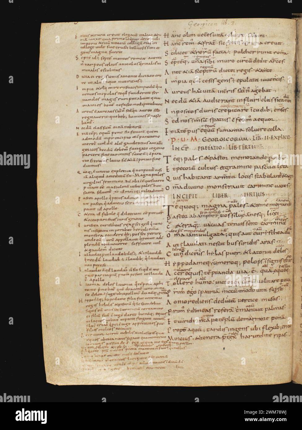 Cod. 167, f. 36v – Vergilius Bucolica, Georgica, Aeneis - Scholia ...