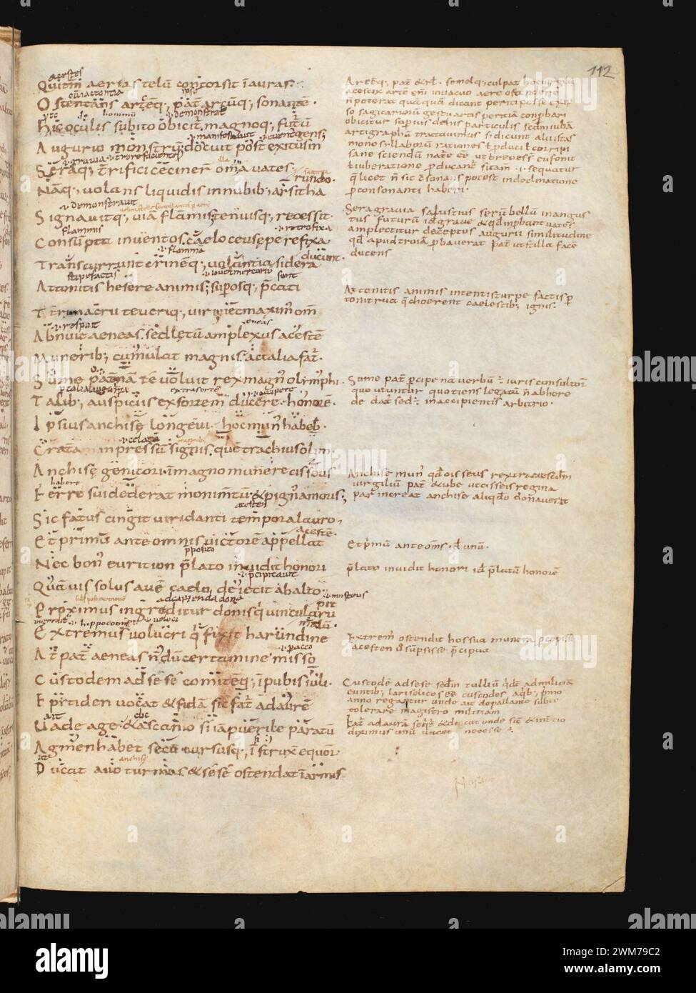 Cod. 167, f. 112r – Vergilius Bucolica, Georgica, Aeneis - Scholia ...