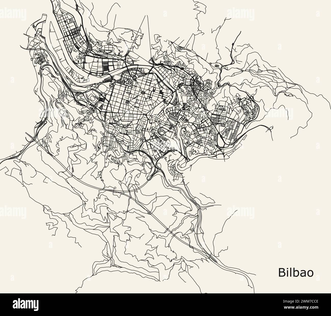 Bilbao art place Stock Vector Images - Alamy 