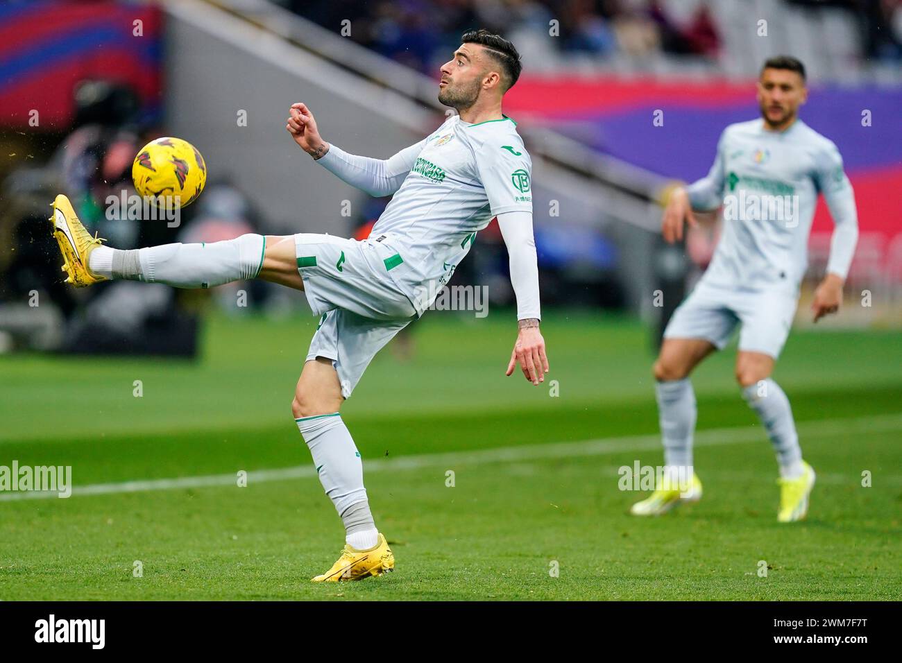 Barcelona, Spain. 24th Feb, 2024. Diego Rico of Getafe CF during the La ...