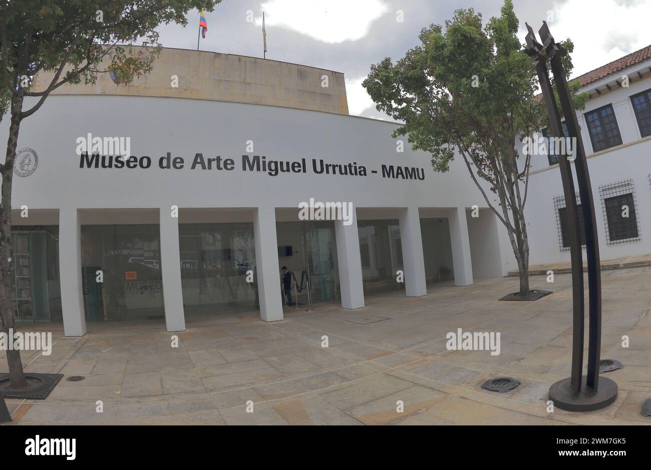 Bogota-Colombia- 10-01-2024 An exhibition at the Miguel Urrutia art
