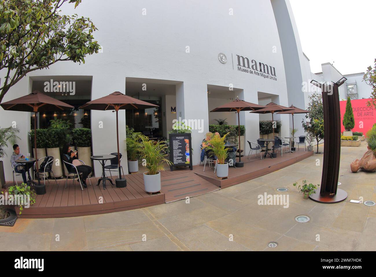 Bogota-Colombia- 10-01-2024 An exhibition at the Miguel Urrutia art