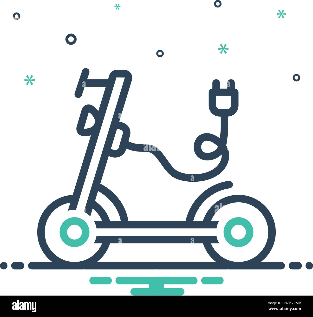 Icon for chargers,e scooter Stock Vector