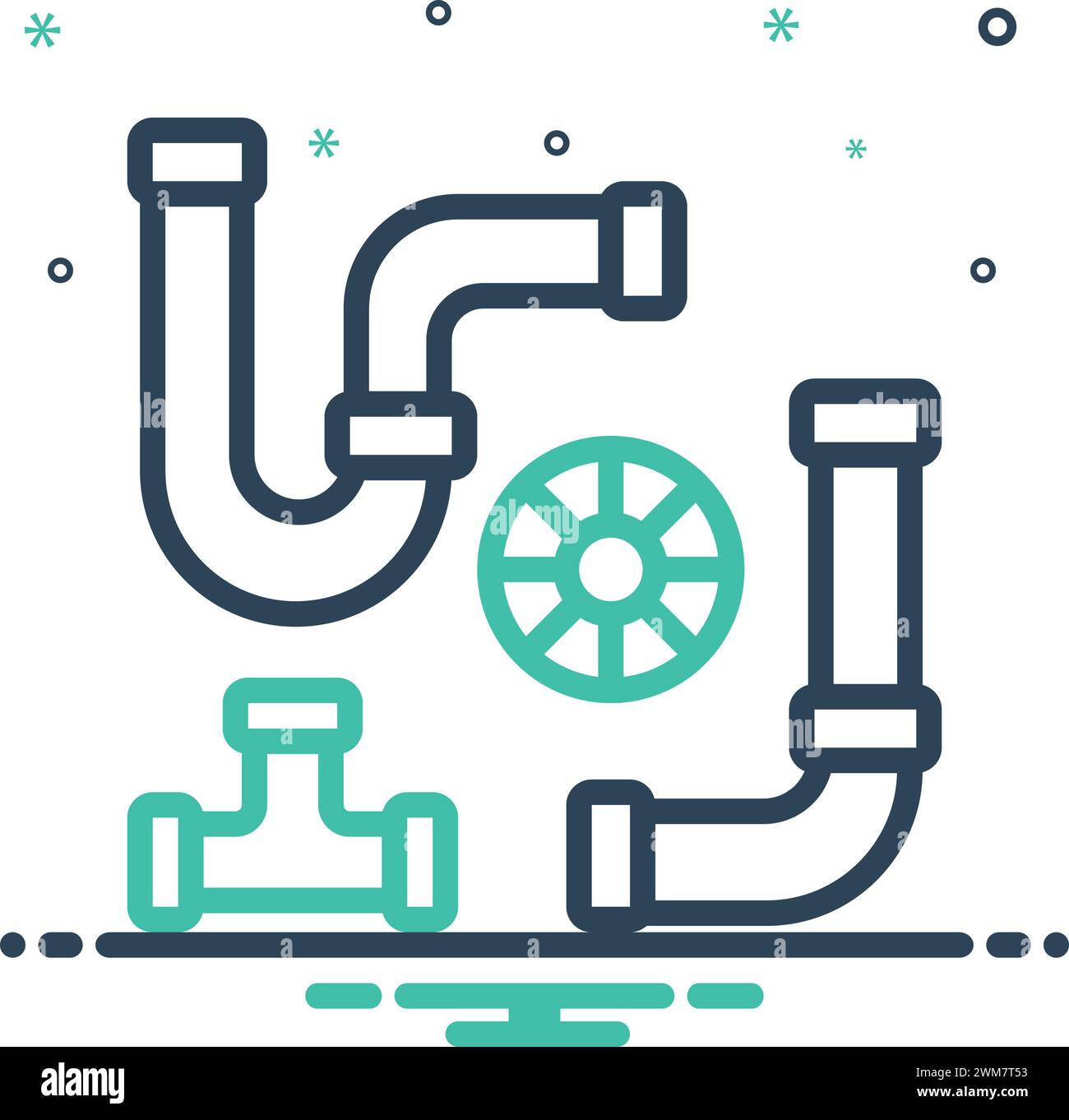 Icon for pipes,plumbing Stock Vector Image & Art - Alamy