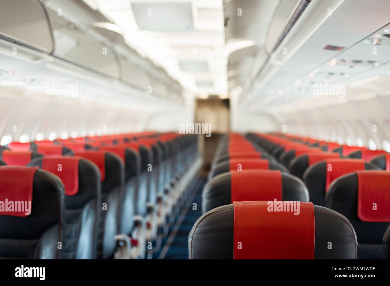 Headrest on plane hi res stock photography and images Alamy
