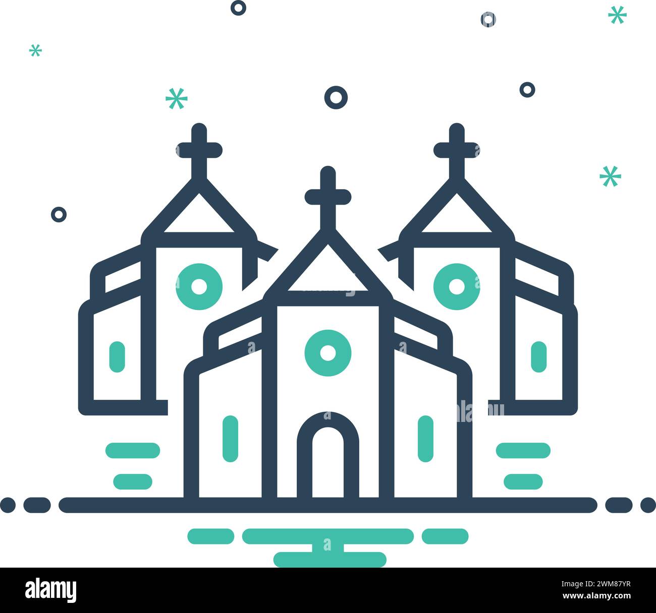 Icon for churches,catholic Stock Vector Image & Art - Alamy