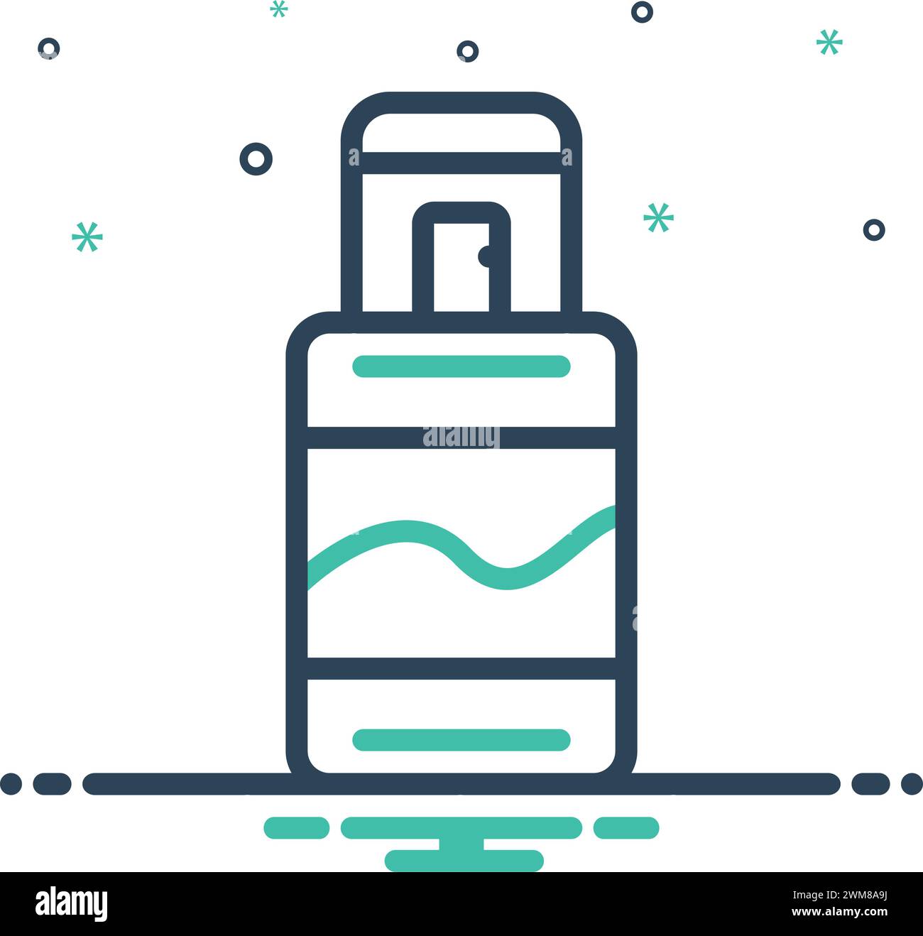Icon for edt,usb Stock Vector